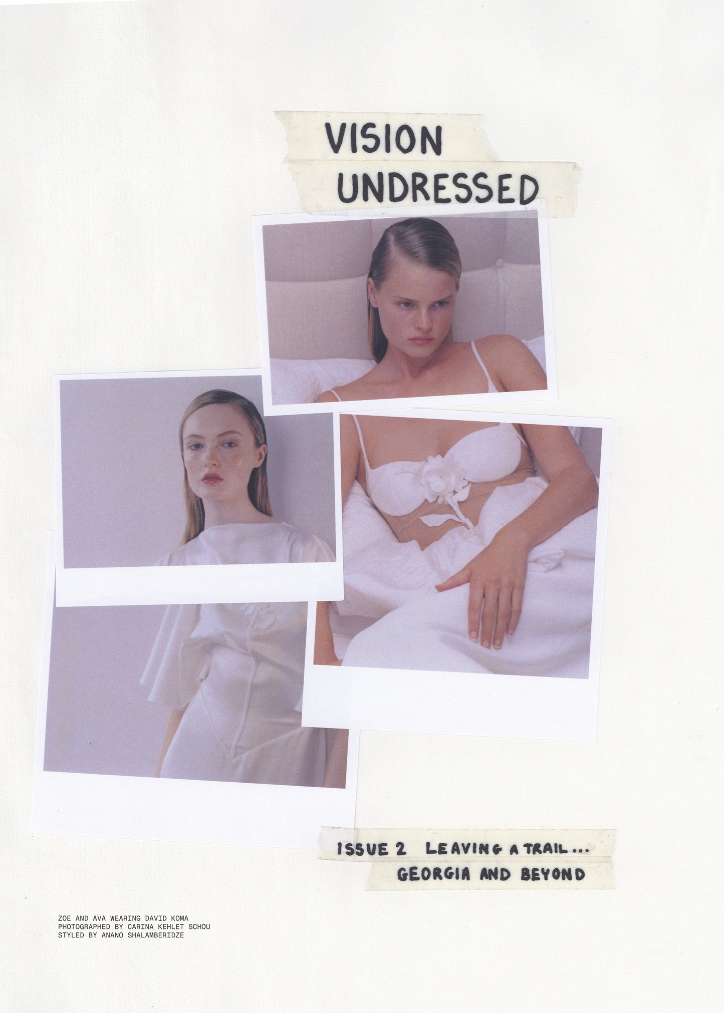 ISSUE II - David Koma Cover
